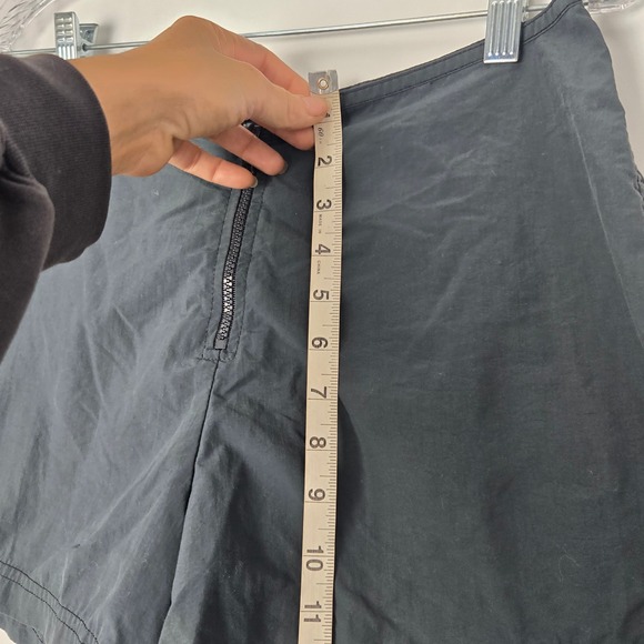 Vtg y2k Mossimo Athletic Gray Zip Front Athletic Unlined Board Shorts Medium - Picture 4 of 9